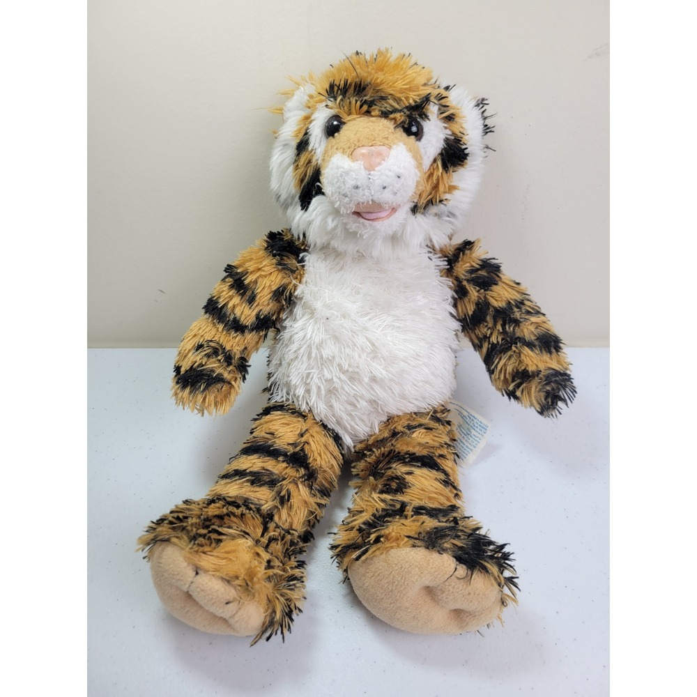 Build-A-Bear Tiger BAB Plush‎ Stuffed Animal Jungle Safari Orange Black 15"